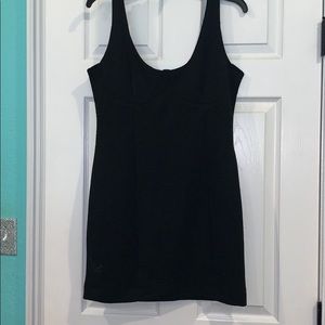 Black body-con mini dress!